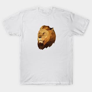 Geometric Lion Head T-Shirt